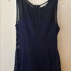 Navy Lace Dress
